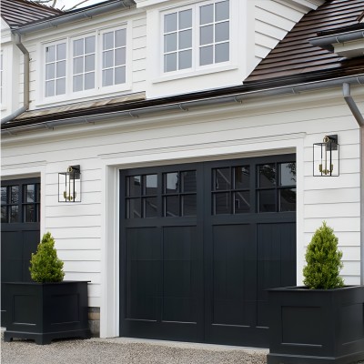 Lindsay Farmhouse Black And Brass Outdoor Lantern Wall Light Lindsay Farmhouse Black And Brass Outdoor Lantern Wall Light