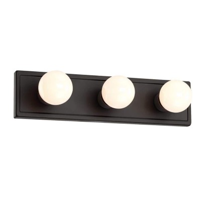 Loren Modern 3-Light Matte Black Metal Sconce Loren Modern 3-Light Matte Black Metal Sconce
