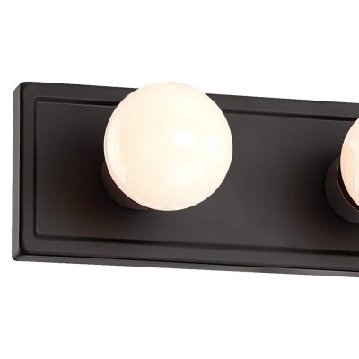 Loren Modern 3-Light Matte Black Metal Sconce Loren Modern 3-Light Matte Black Metal Sconce