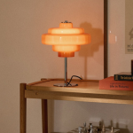 Ramon Modern Medium Ceramic Table Lamp with Linden Shade