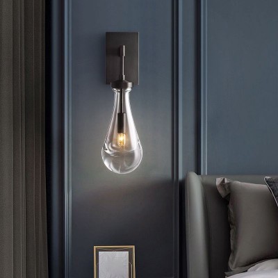 Ozonoa Raindrop Modern Solid Brass Wall Sconce Ozonoa Raindrop Modern Solid Brass Wall Sconce