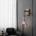 Ozonoa Raindrop Modern Solid Brass Wall Sconce
