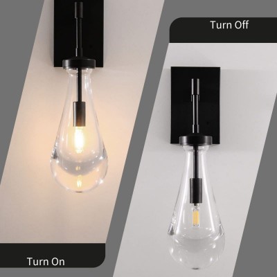 Ozonoa Raindrop Modern Solid Brass Wall Sconce Ozonoa Raindrop Modern Solid Brass Wall Sconce