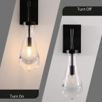 Ozonoa Raindrop Modern Solid Brass Wall Sconce