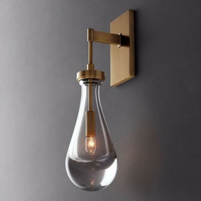 Ozonoa Raindrop Modern Solid Brass Wall Sconce Ozonoa Raindrop Modern Solid Brass Wall Sconce