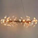 Milo French Country Porcelain Flower Chandelier