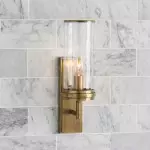 Remi Rustic 3-Light White Fabric Sconce