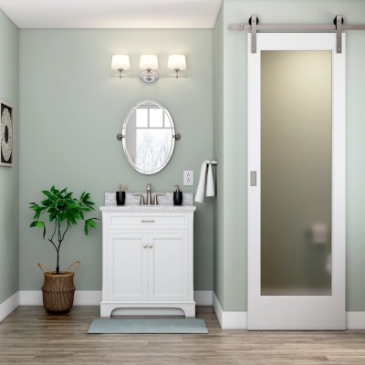 Remi Rustic 3-Light White Fabric Sconce Remi Rustic 3-Light White Fabric Sconce