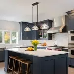 Herrmann Modern 3-Light Silver Mercury Glass Chandelier