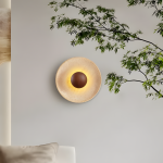 Ira Farmhouse Cylinder Hammered Glass Sconce