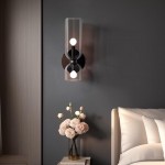 Trisia Modern Up Down Glass Wall Sconce