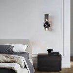 Trisia Modern Up Down Glass Wall Sconce