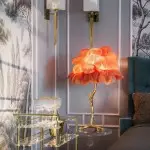Marco Ostrich Feather Table Lamp Marco Ostrich Feather Table Lamp