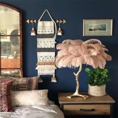 Marco Ostrich Feather Table Lamp Marco Ostrich Feather Table Lamp
