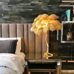 Marco Ostrich Feather Table Lamp Marco Ostrich Feather Table Lamp