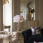 Marco Ostrich Feather Table Lamp Marco Ostrich Feather Table Lamp
