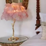 Marco Ostrich Feather Table Lamp Marco Ostrich Feather Table Lamp