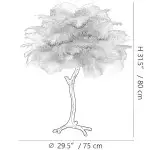 Marco Ostrich Feather Table Lamp Marco Ostrich Feather Table Lamp