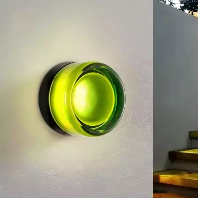 Gabriella Nordic LED Glass Flush Mount Sconce Gabriella Nordic LED Glass Flush Mount Sconce
