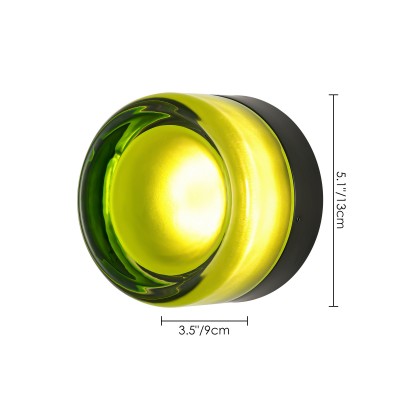 Gabriella Nordic LED Glass Flush Mount Sconce Gabriella Nordic LED Glass Flush Mount Sconce