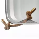 Lewis Modern LED Geometric Glass Pendant Light