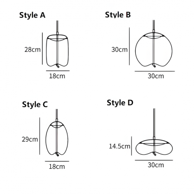 Lewis Modern LED Geometric Glass Pendant Light