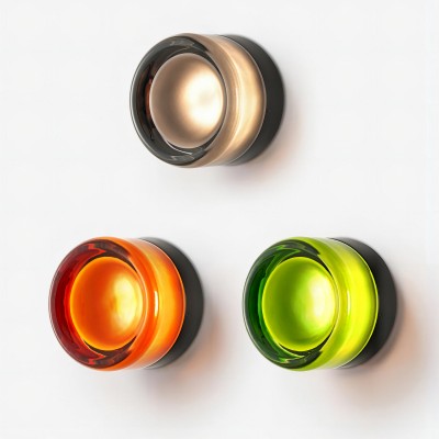 Gabriella Nordic LED Glass Flush Mount Sconce Gabriella Nordic LED Glass Flush Mount Sconce