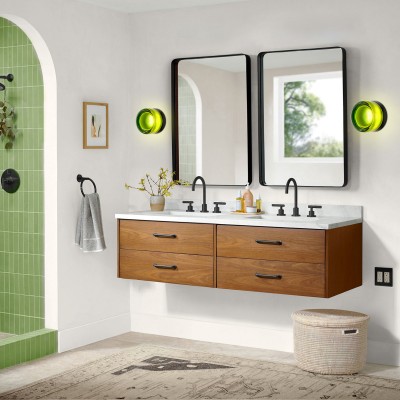 Gabriella Nordic LED Glass Flush Mount Sconce Gabriella Nordic LED Glass Flush Mount Sconce