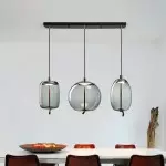 Lewis Modern LED Geometric Glass Pendant Light