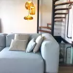 Lewis Modern LED Geometric Glass Pendant Light