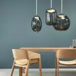 Lewis Modern LED Geometric Glass Pendant Light