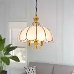 Yves Vintage Tiered Glass Pendant Light