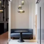 Lewis Modern LED Geometric Glass Pendant Light