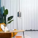 Lewis Modern LED Geometric Glass Pendant Light