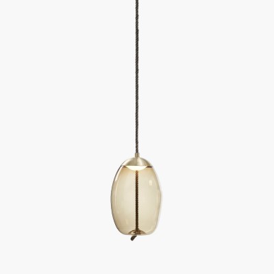 Lewis Modern LED Geometric Glass Pendant Light