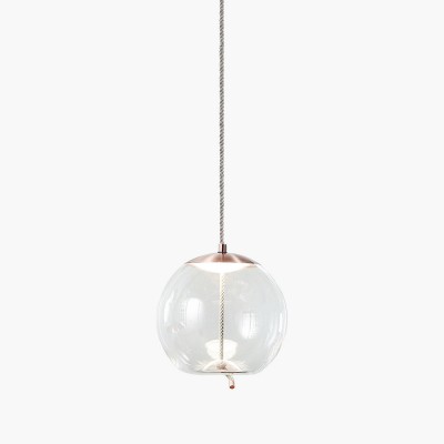 Lewis Modern LED Geometric Glass Pendant Light