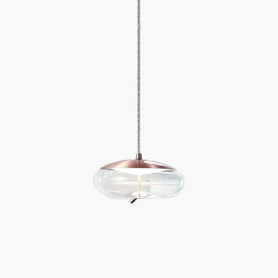 Lewis Modern LED Geometric Glass Pendant Light