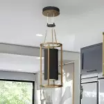 Richardson Industrial Black Wrought Iron Cage Pendant Light Richardson Industrial Black Wrought Iron Cage Pendant Light