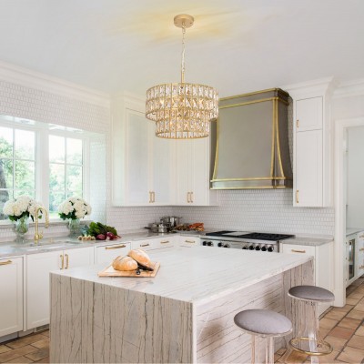 Gracie Luxurious Double Drum Crystal Chandelier Gracie Luxurious Double Drum Crystal Chandelier