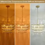 Gracie Luxurious Double Drum Crystal Chandelier