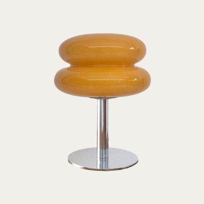 Josie Cream Glass Bauhaus Style Table Lamp Josie Cream Glass Bauhaus Style Table Lamp