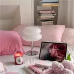 Josie Cream Glass Bauhaus Style Table Lamp