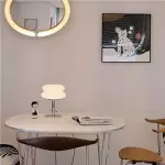 Josie Cream Glass Bauhaus Style Table Lamp