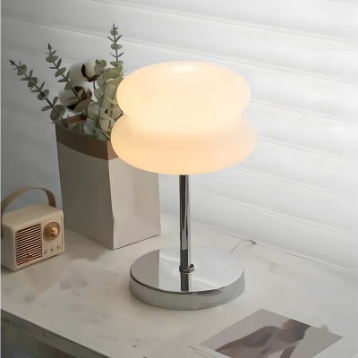 Josie Cream Glass Bauhaus Style Table Lamp Josie Cream Glass Bauhaus Style Table Lamp
