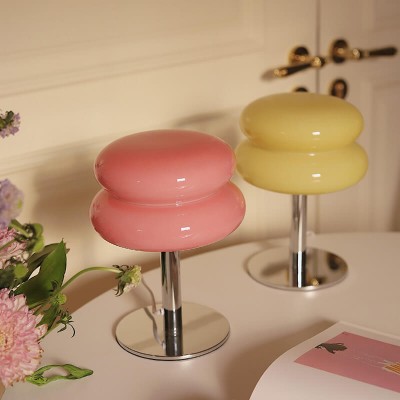 Josie Cream Glass Bauhaus Style Table Lamp Josie Cream Glass Bauhaus Style Table Lamp