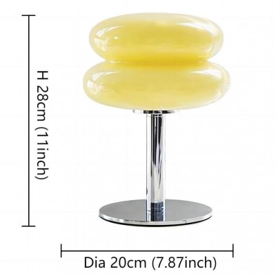 Josie Cream Glass Bauhaus Style Table Lamp Josie Cream Glass Bauhaus Style Table Lamp