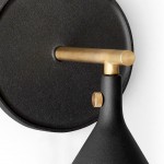 Anoushka Minimalist Black Cast Wall Sconce Anoushka Minimalist Black Cast Wall Sconce