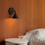 Anoushka Minimalist Black Cast Wall Sconce Anoushka Minimalist Black Cast Wall Sconce