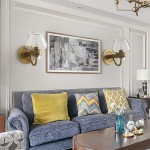 Ivanov Vintage Antique Brass Glass Wall Light