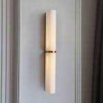 Giulia Minimalist LED Double Tube Glass Wall Light